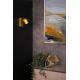 Lucide PRESTON - Spot mural / Applique mural - LED Dim to warm - GU10 - 1x5W 2200K/3000K - Or Mat / Laiton 