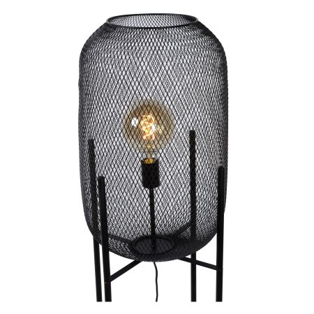 Lucide MESH - Lampadaire - Ø 35 cm - 1xE27 - Noir 