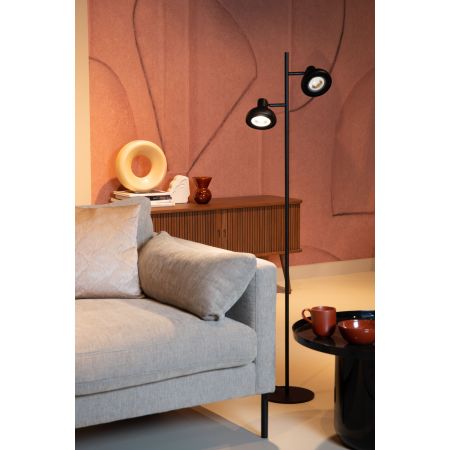 Lucide SENSAS - Lampadaire - 2xGU10 (ES111) - Noir 