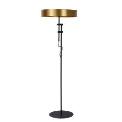 Lucide GIADA - Lampadaire - Ø 45 cm - 2xE27 - Or Mat / Laiton 