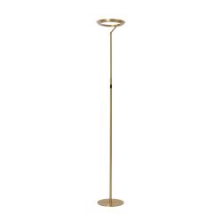 Lucide CELESTE - Lampadaire - Ø 28 cm - LED Dim. - 1x21W 2700K - Or Mat / Laiton 