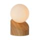 Lucide LEN - Lampe de table - Ø 10 cm - 1xG9 - Naturel 