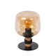 Lucide ILONA - Lampe de table - Ø 18 cm - 1xE27 - Ambre 