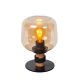 Lucide ILONA - Lampe de table - Ø 18 cm - 1xE27 - Ambre 