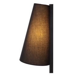 Lucide GREGORY - Lampe de table - 1xE27 - Noir 