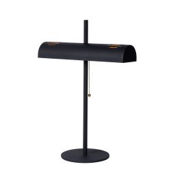 Lucide GLENDALE - Lampe de table - 2xE27 - Noir 