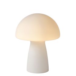 Lucide FUNGO - Lampe de table - 1xE27 - Opalin