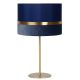 Lucide EXTRAVAGANZA TUSSE - Lampe de table - Ø 30 cm - 1xE14 - Bleu 