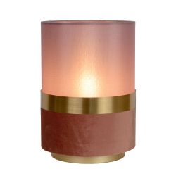 Lucide EXTRAVAGANZA TUSSE - Lampe de table - Ø 15 cm - 1xE14 - Rose