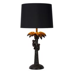 Lucide EXTRAVAGANZA COCONUT - Lampe de table - Ø 30,5 cm - 1xE27 - Noir