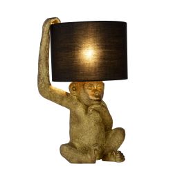 Lucide EXTRAVAGANZA CHIMP - Lampe de table - Ø 30 cm - 1xE14 - Noir