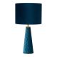 Lucide EXTRAVAGANZA VELVET - Lampe de table - Ø 25 cm - 1xE27 - Turquoise 