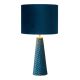 Lucide EXTRAVAGANZA VELVET - Lampe de table - Ø 25 cm - 1xE27 - Turquoise 