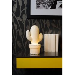 Lucide CACTUS - Lampe de table - 1xE14 - Blanc 