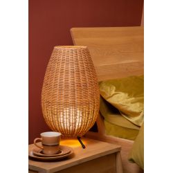 Lucide COLIN - Lampe de table - Ø 30 cm - 1xG9 - Naturel 