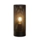 Lucide BELI - Lampe de table - Ø 12 cm - 1xE27 - Noir 