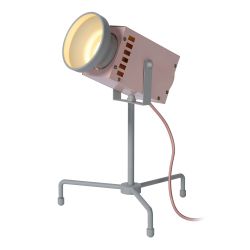 Lucide BEAMER - Lampe de table Chambres d'enfant - LED - 1x3W 3000K - Rose 