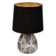 Lucide MARMO - Lampe de table - Ø 16 cm - 1xE14 - Noir 