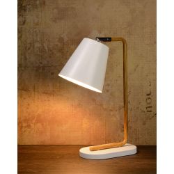 Lucide CONA - Lampe de table - 1xE14 - Blanc 