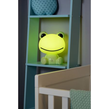 Lucide DODO FROG - Lampe de table Chambres d'enfant - LED Dim. - 1x3W - 3 StepDim - Vert 