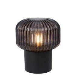 Lucide JANY - Lampe de table - Ø 16 cm - 1xE14 - Noir 