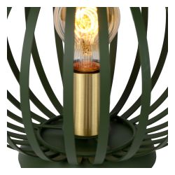 Lucide MANUELA - Lampe de table - Ø 25,5 cm - 1xE27 - Vert 