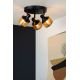 Lucide RAFA - Spot plafond - Ø 35 cm - 3xE14 - Noir 