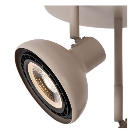 Lucide SENSAS - Spot plafond - Ø 25,8 cm - 3xGU10 (ES111) - Crème 