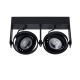 Lucide GRIFFON - Spot plafond - LED Dim to warm - GU10 (ES111) - 2x12W 2200K/3000K - Noir 