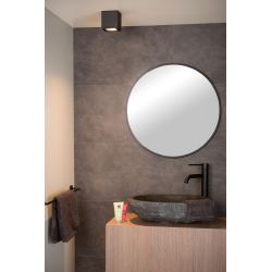 Lucide AVEN - Spot plafond Salle de bains - 1xGU10 - IP65 - Noir 