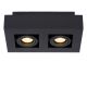 Lucide XIRAX - Spot plafond - LED Dim to warm - GU10 - 2x5W 2200K/3000K - Noir 