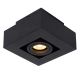 Lucide XIRAX - Spot plafond - LED Dim to warm - GU10 - 1x5W 2200K/3000K - Noir 