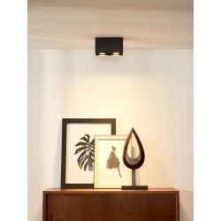 Lucide BODI - Spot plafond - 2xGU10 - Noir