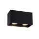 Lucide BODI - Spot plafond - 2xGU10 - Noir 