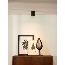 Lucide BODI - Spot plafond - Ø 8 cm - 1xGU10 - Noir 