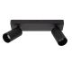 Lucide CLUBS - Spot plafond - 2xGU10 - Noir 