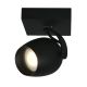 Lucide PRESTON - Spot plafond Salle de bains - 1xGU10 - IP44 - Noir 