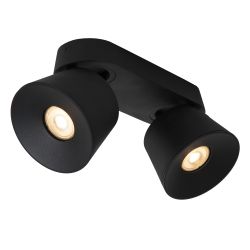 Lucide TRIGONO - Spot plafond - 2xGU10 - Noir 