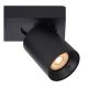 Lucide NIGEL - Spot plafond - LED Dim to warm - GU10 - 2x5W 2200K/3000K - Noir 