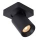 Lucide NIGEL - Spot plafond - LED Dim to warm - GU10 - 1x5W 2200K/3000K - Noir 