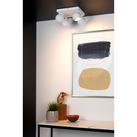 Lucide FAVORI - Spot plafond - 4xGU10 - Blanc 