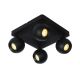 Lucide FAVORI - Spot plafond - 4xGU10 - Noir 