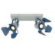 Lucide PICTO - Spot plafond Chambres d'enfant - 2xGU10 - Bleu 