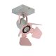 Lucide PICTO - Spot plafond Chambres d'enfant - 1xGU10 - Rose 