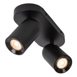 Lucide PUNCH - Spot plafond - 2xGU10 - Noir 