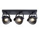 Lucide CICLETA - Spot plafond - 3xGU10 - Noir 