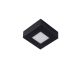 Lucide BRICE-LED - Plafonnier Salle de bains - LED Dim. - 1x8W 3000K - IP44 - Noir 