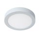 Lucide BRICE-LED - Plafonnier Salle de bains - Ø 24 cm - LED Dim. - 1x15W 3000K - IP44 - Blanc 