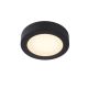 Lucide BRICE-LED - Plafonnier Salle de bains - Ø 18 cm - LED Dim. - 1x11W 3000K - IP44 - Noir 