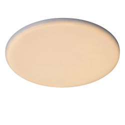 Lucide CERES-LED - Plafonnier Salle de bains - Ø 21,5 cm - LED Dim. - 1x30W 3000K - IP44 - Noir 